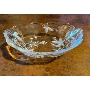Mikasa 7" Oval Garden Terrace Accent Bowl Compote Open Candy Dish